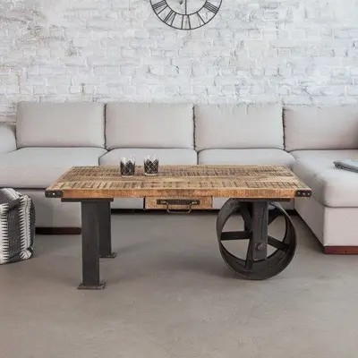 Table basse industrielle